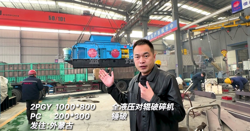 全液压对辊破碎机